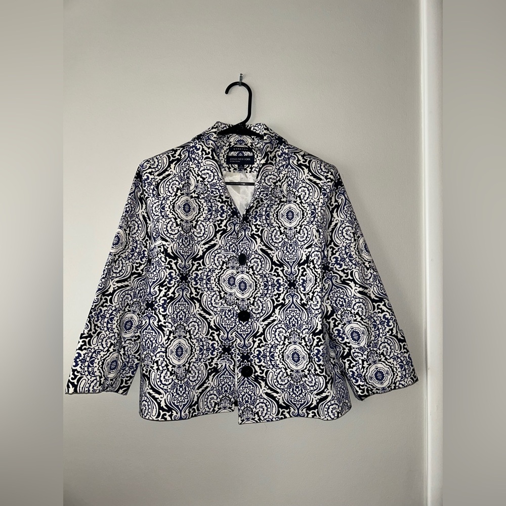 Jones New York Patterned Blazer